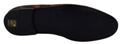 Blue Rust Floral Slippers Loafers Shoes