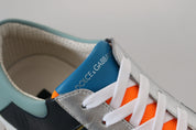 Multicolor Leather Sport Low Top Sneakers