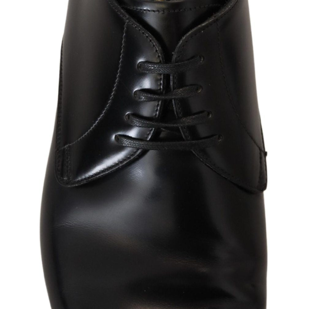 Dolce & Gabbana Black Leather Formal Dress Shoes Dolce & Gabbana
