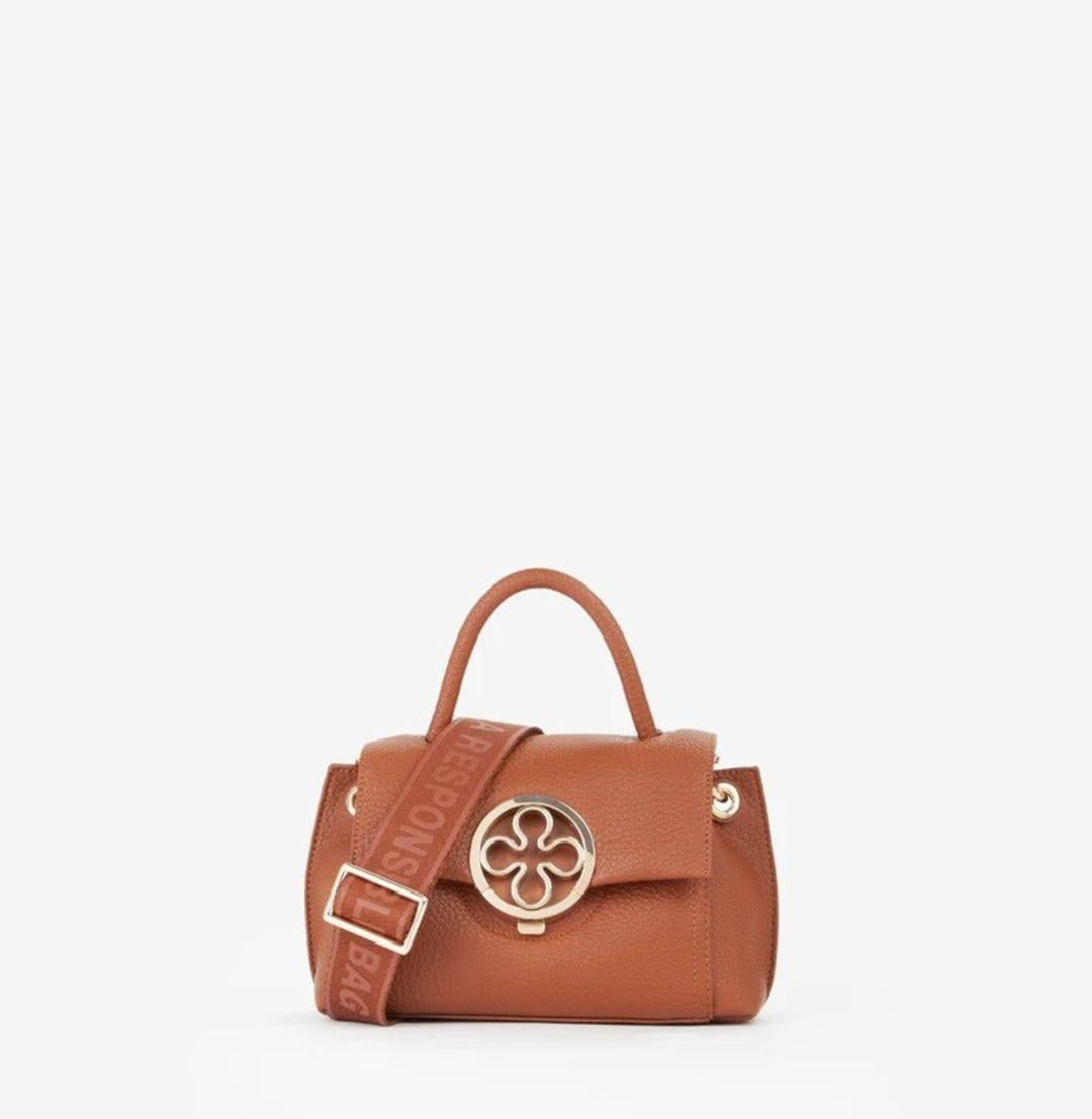 0000000158 BORSA A MANO V73 Cuoio 0000000158