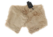 Beige Alpaca Collar Scarf
