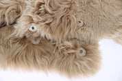 Beige Alpaca Collar Scarf
