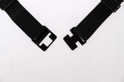 Silver Wide Belt Silk Cummerbund