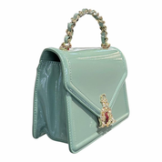 16015-ANN-W4M  BORSE A TRACOLLA L'Atelier du Sac Verde vernice 0000000345