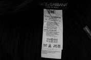 Dolce & Gabbana Black Fox Fur Shoulder Wrap Cover Collar Scarf Dolce & Gabbana