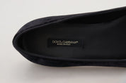 Black Velvet Slip Ons Loafers Flats Shoes