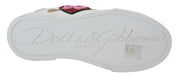 White Leather Sneaker Portofino Logo Heart Shoes