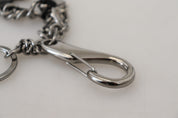 Black Prince Studs Logo Silver Brass Keychain