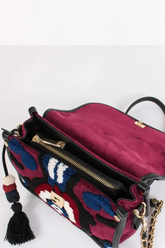 4100042344 BORSE A TRACOLLA V73 Bordeaux/Multicolor 0000000104 - UNICA / Bordeaux/Multicolor - BORSE A TRACOLLA