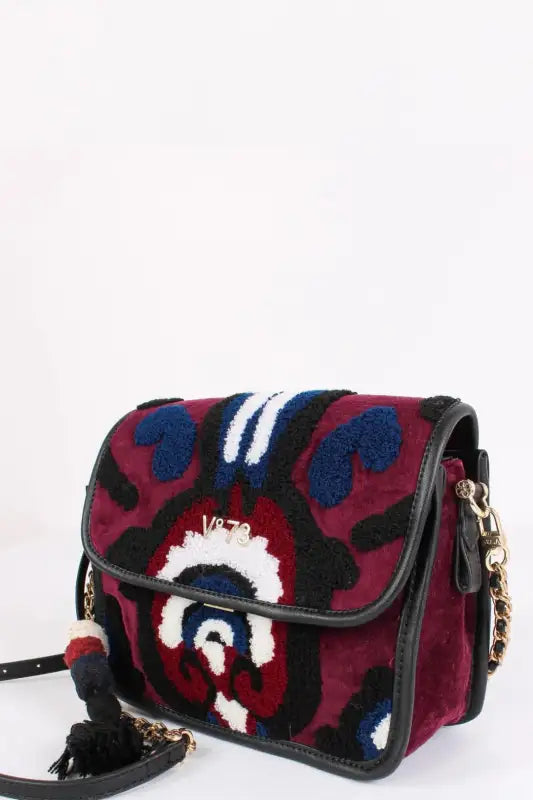 4100042344 BORSE A TRACOLLA V73 Bordeaux/Multicolor 0000000104 - UNICA / Bordeaux/Multicolor - BORSE A TRACOLLA