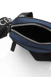 Blue Nylon Women Crossbody Bag