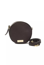 Brown Leather Women Crossbody Bag