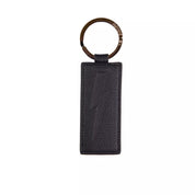 Blue Leather Men's Keychain