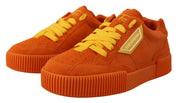 Orange Leather P.j. Tucker Sneakers Shoes