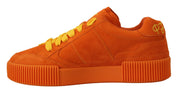 Orange Leather P.j. Tucker Sneakers Shoes