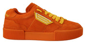 Orange Leather P.j. Tucker Sneakers Shoes