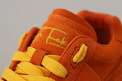Orange Leather P.j. Tucker Sneakers Shoes
