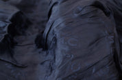 Costume National Blue Silk Shawl Foulard Fringes Scarf
