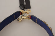 Red Exotic Leather Crystals Bag Shoulder Strap