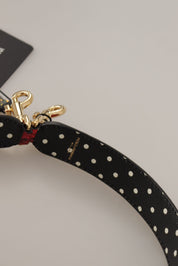 Red Python Leather Crystals Reversible Shoulder Strap