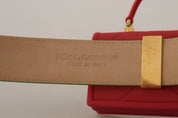 Green Leather Devotion Heart Micro Bag Headphones Belt