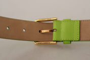 Green Leather Devotion Heart Micro Bag Headphones Belt