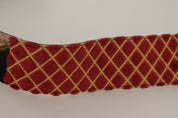Multicolor Wide Leather Floral Gold Metal Buckle Belt