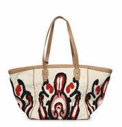 73BS9NA01 SHOPPING BAGS V73 Leather/Red 0000000331