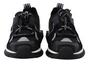 Black Mesh Sorrento Trekking Sneakers Shoes