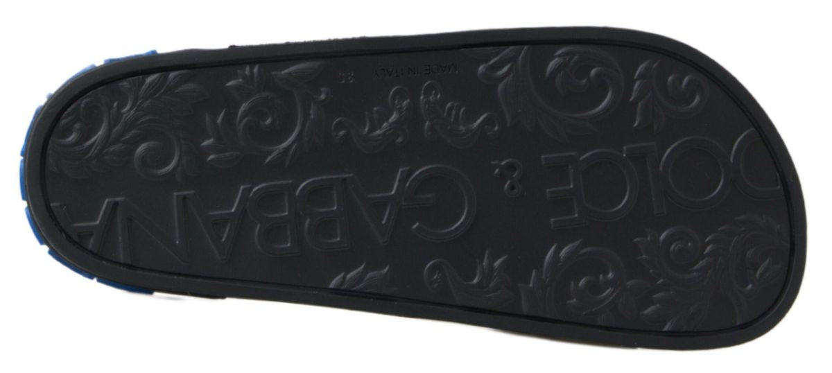 Black Slides Sandals Beach Saint Barth Shoes