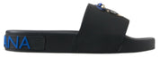 Black Slides Sandals Beach Saint Barth Shoes