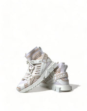 White Beige Sorrento Socks Sneakers Shoes