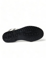Black Rubber Knee High Flat Boots Shoes