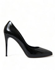 Black Patent Leather Pumps Heels Shoes