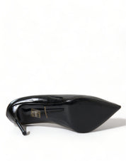 Black Patent Leather Pumps Heels Shoes