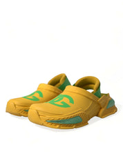 Yellow Green Rubber Clogs Men Slippers Men Shoes