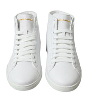 White Saint Tropez High Top Men Sneakers Shoes