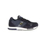Blue Polyester Sneaker