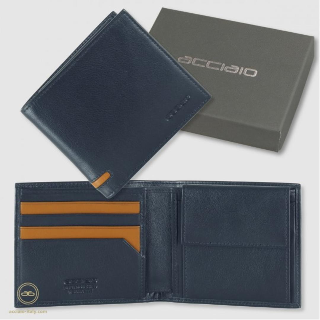 8401 Portafoglio Acciaio Blu 0000000772