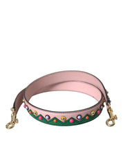 Pink Leather Handbag Accessory Shoulder Strap