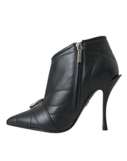 Black Devotion Quilted Buckled Boots Shoes