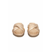 Beige Lambskin Women Sandal