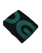 Black Green Wool Logo #DGMILLENNIALS Wristband