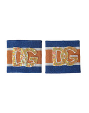 Multicolor Logo Sequin Viscose Wristband