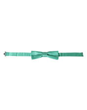 Mint Green Silk Adjustable Neck Men Bow Tie