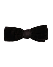 Black Velvet Cotton Adjustable Neck Men Bow Tie