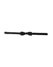 Black Silk Fantasy Adjustable Neck Men Bow Tie