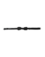 Black Silk Fantasy Adjustable Neck Men Bow Tie