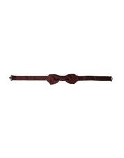 Red Silk Fantasy Adjustable Neck Men Bow Tie
