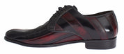 Black Bordeaux Leather Dress Formal Shoes